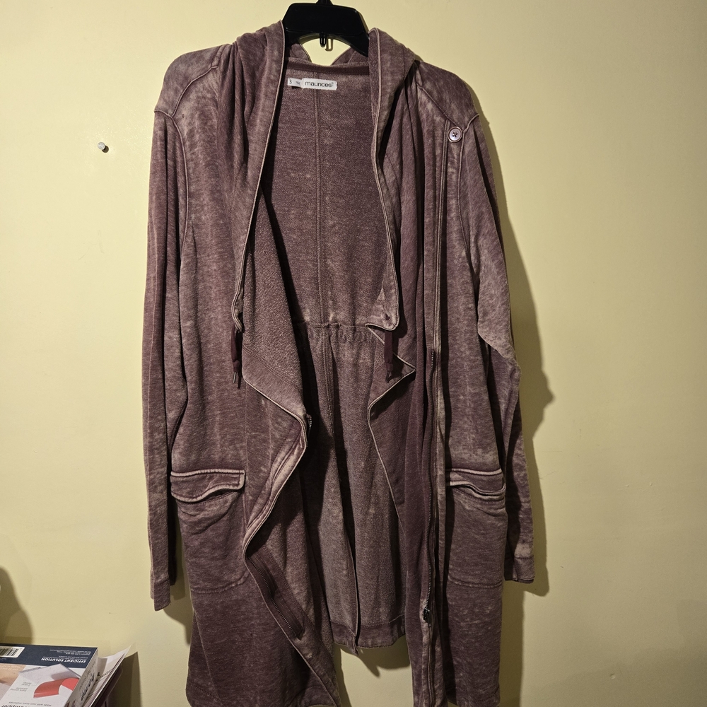 Maurices Purple Women's Robe - Picture 3 of 5